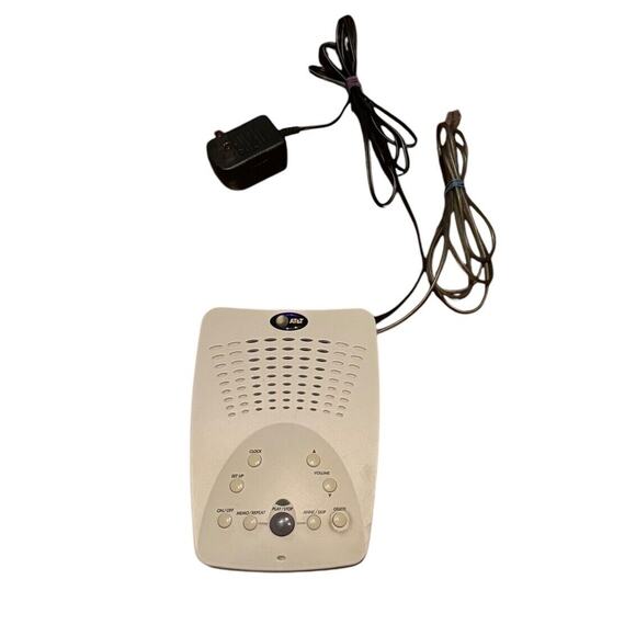 AT&T Digital Answering Machine System Model 1718 Time & Day Stamp Untested Parts - Picture 2 of 6